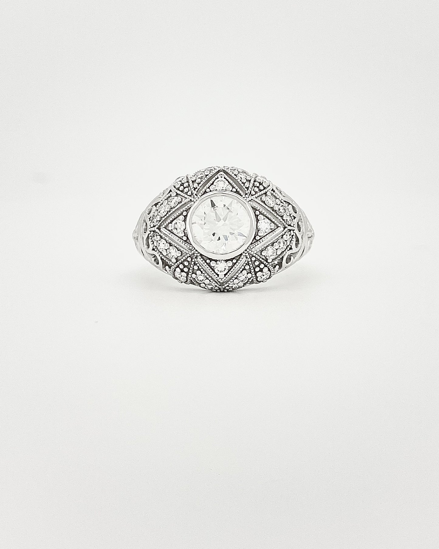 Heirloom Duchess Art Deco Diamond Ring
