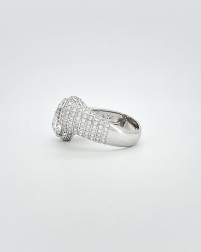 Heirloom Celestial Duo Diamond Signet Rings