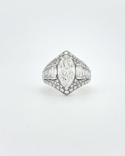 Heirloom Majestic Marquise Diamond Statement Ring