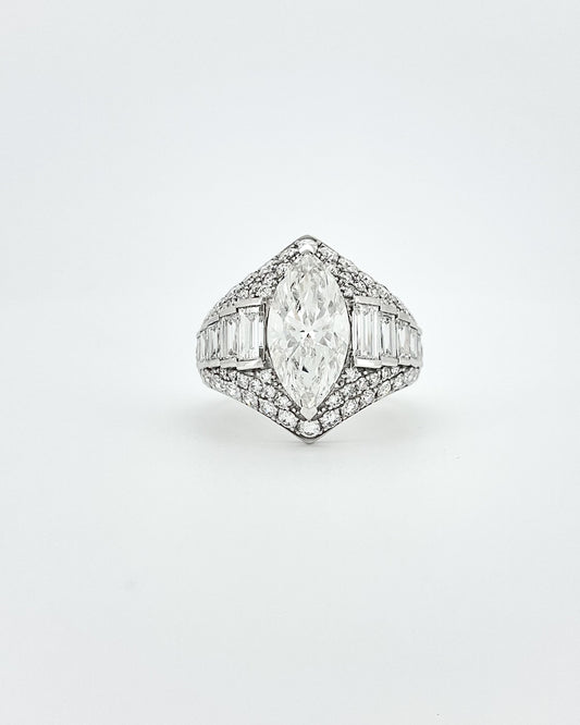 Heirloom Majestic Marquise Diamond Statement Ring