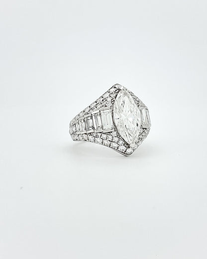 Heirloom Majestic Marquise Diamond Statement Ring