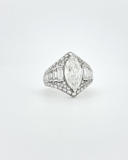 Heirloom Majestic Marquise Diamond Statement Ring