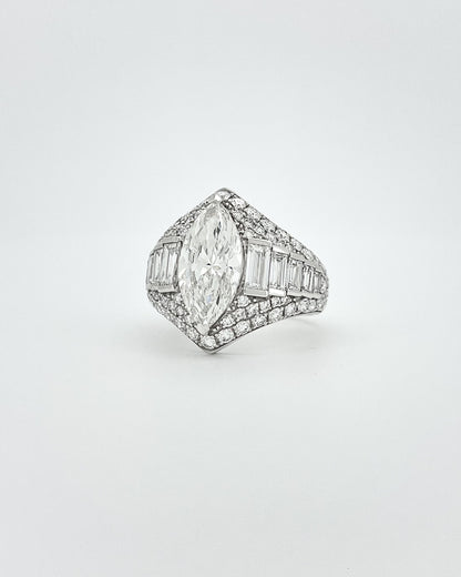 Heirloom Majestic Marquise Diamond Statement Ring