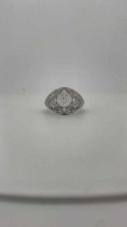 Heirloom Duchess Art Deco Diamond Ring