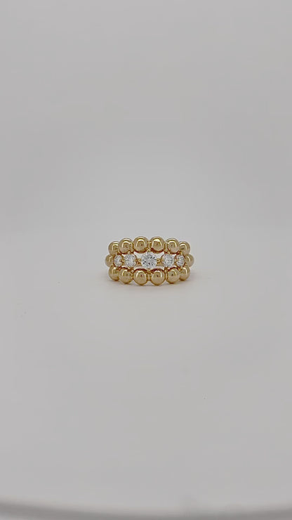 Heirloom Gilded Constellation Diamond Ring